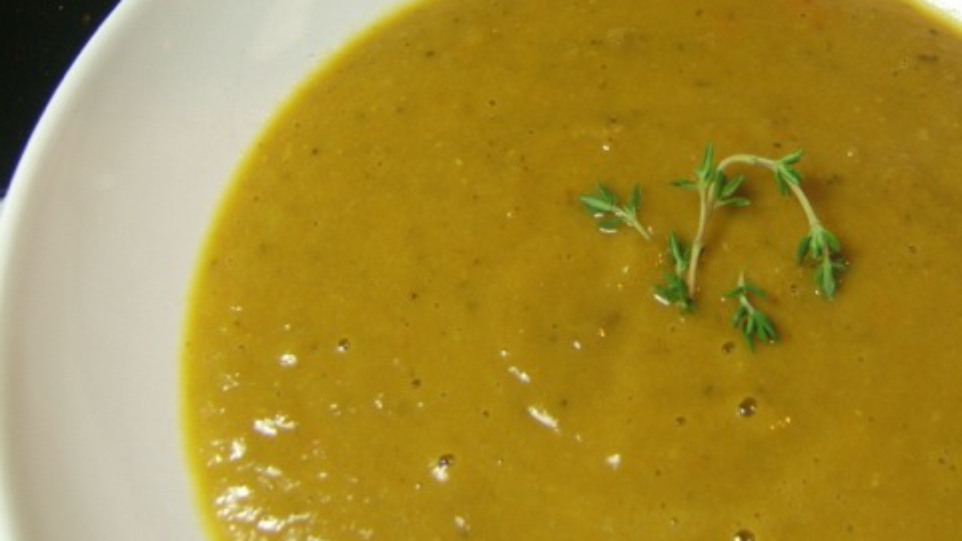 Carrot apple soup