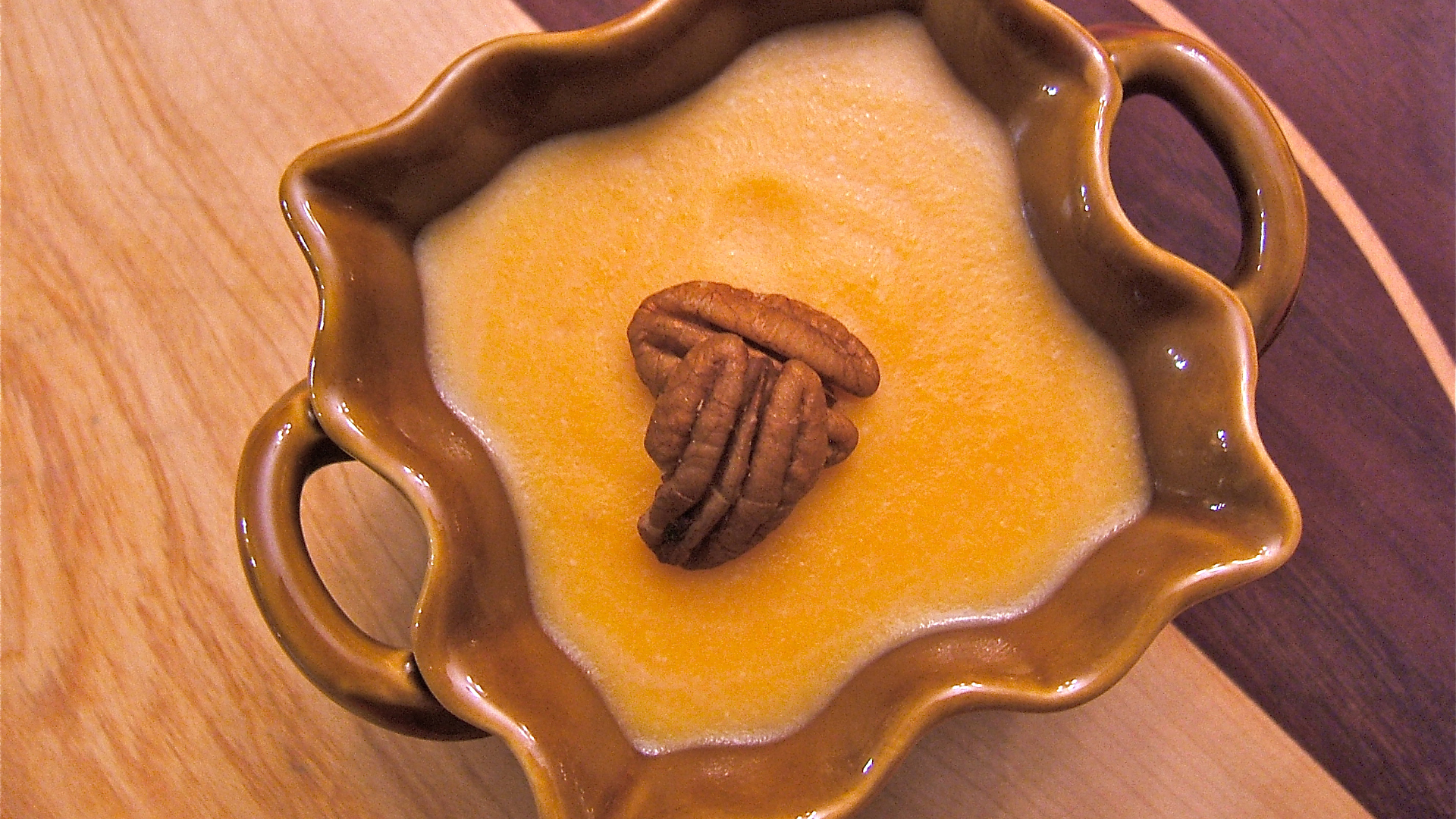 Sweet potato maple pudding