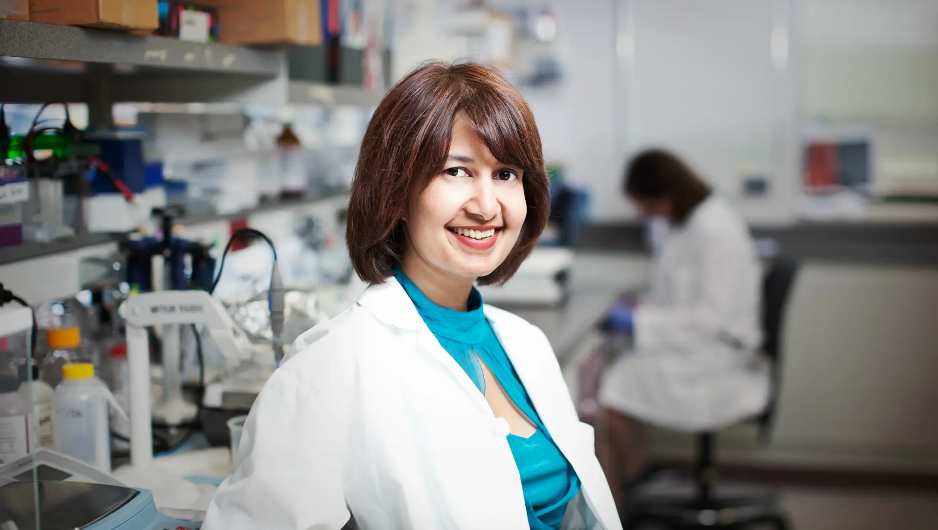 La Dre Seema Mital dans son laboratoire