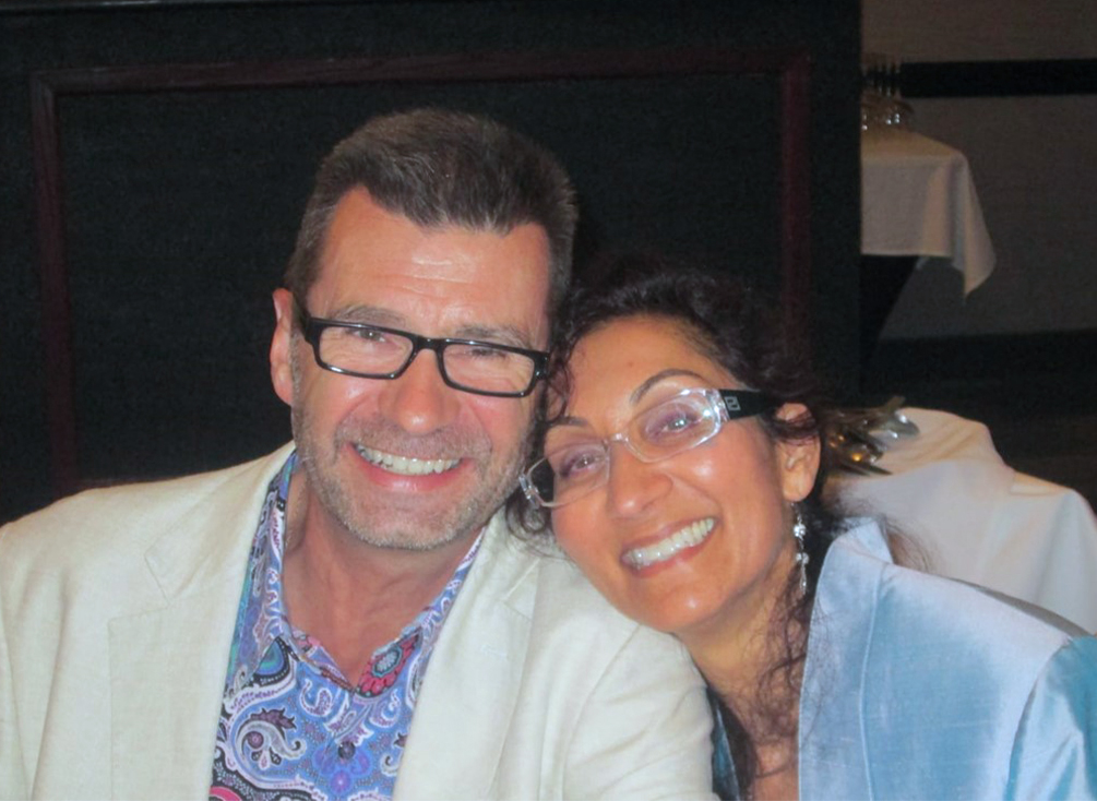 Le Docteur Doug Eyolfson avec sa femme