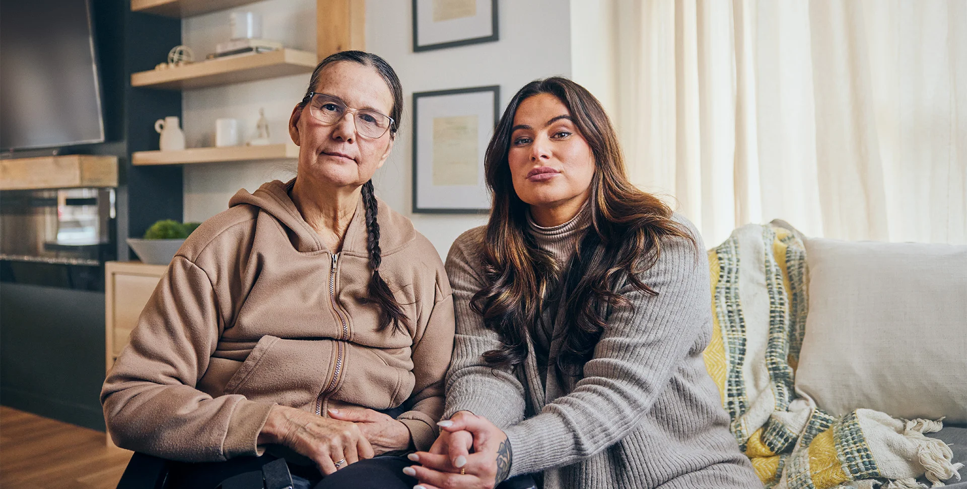 Lynne Marie Sherry, survivante d’un AVC, et sa fille Shawnee Kish