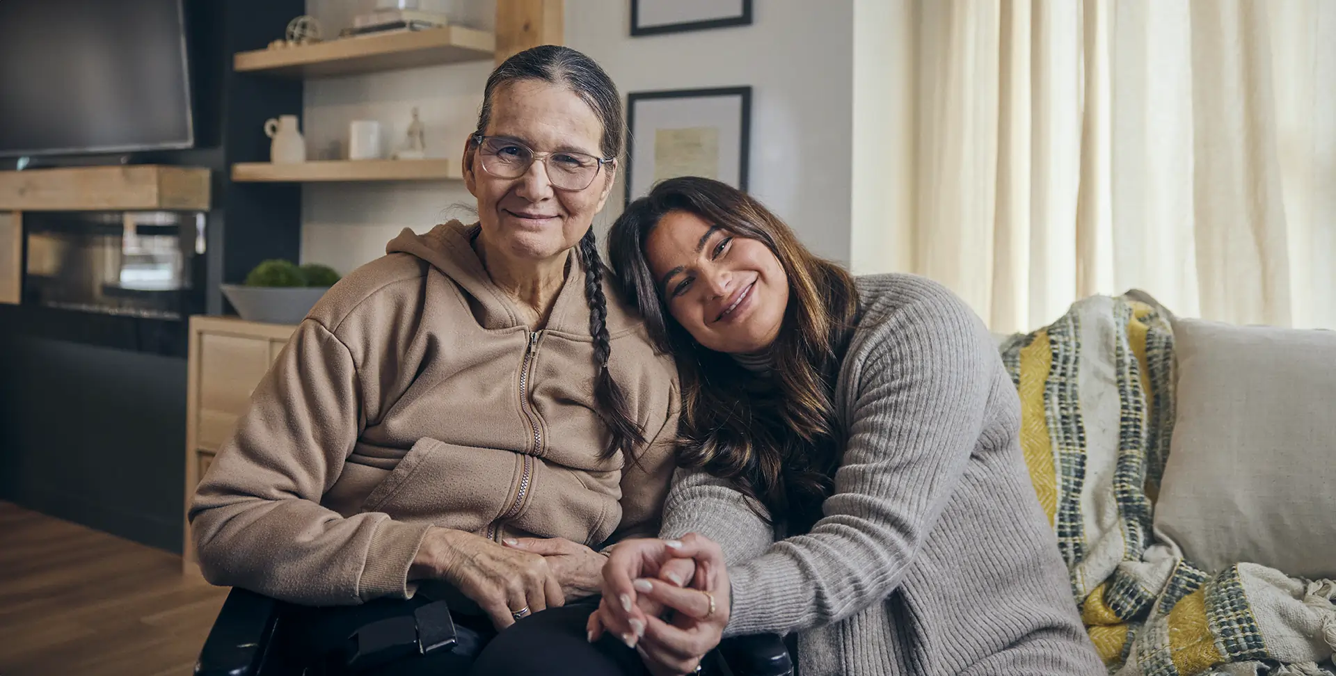 Lynne Marie Sherry, survivante d’un AVC, et sa fille Shawnee Kish