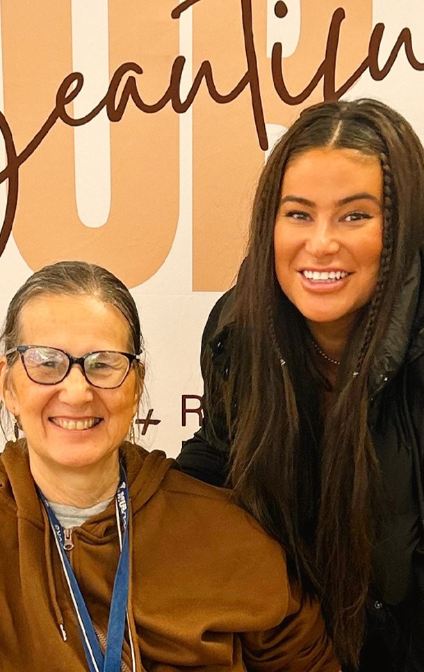 Lynne Marie Sherry, survivante d’un AVC, et sa fille Shawnee Kish