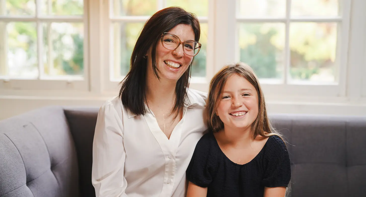 Sophie Bessette et sa fille Mia.