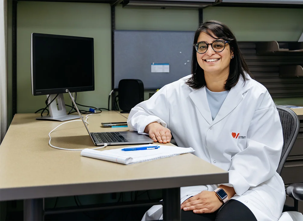 Swati Mehta à son bureau, au St. Joseph’s Institute