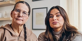 Lynne Marie Sherry, qui vit avec les séquelles d’un AVC, et sa fille Shawnee Kish.